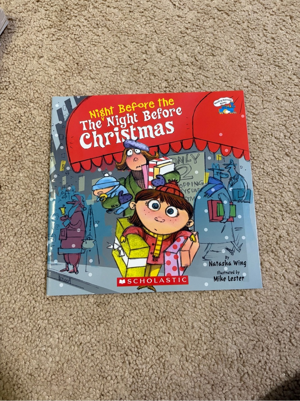 Scholastic Red Holiday Children’s Book Back Cover